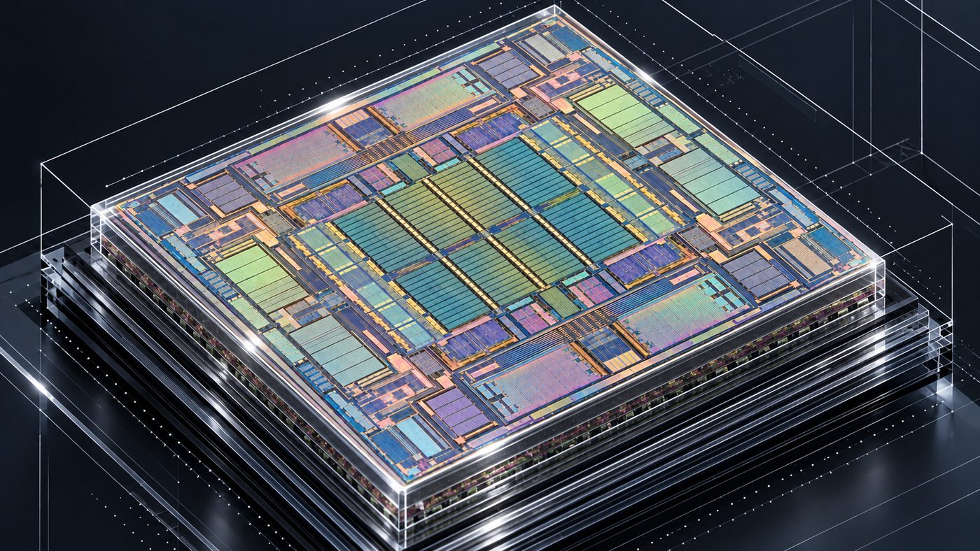 NVIDIA A100 GPU chip render